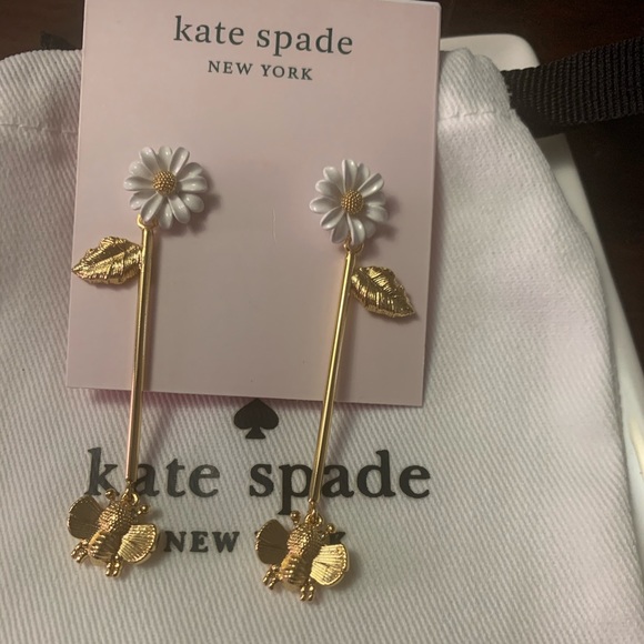 1 LEFT!!!NEW KATE SPADE ALL A BUZZ EARRINGS - Picture 6 of 6